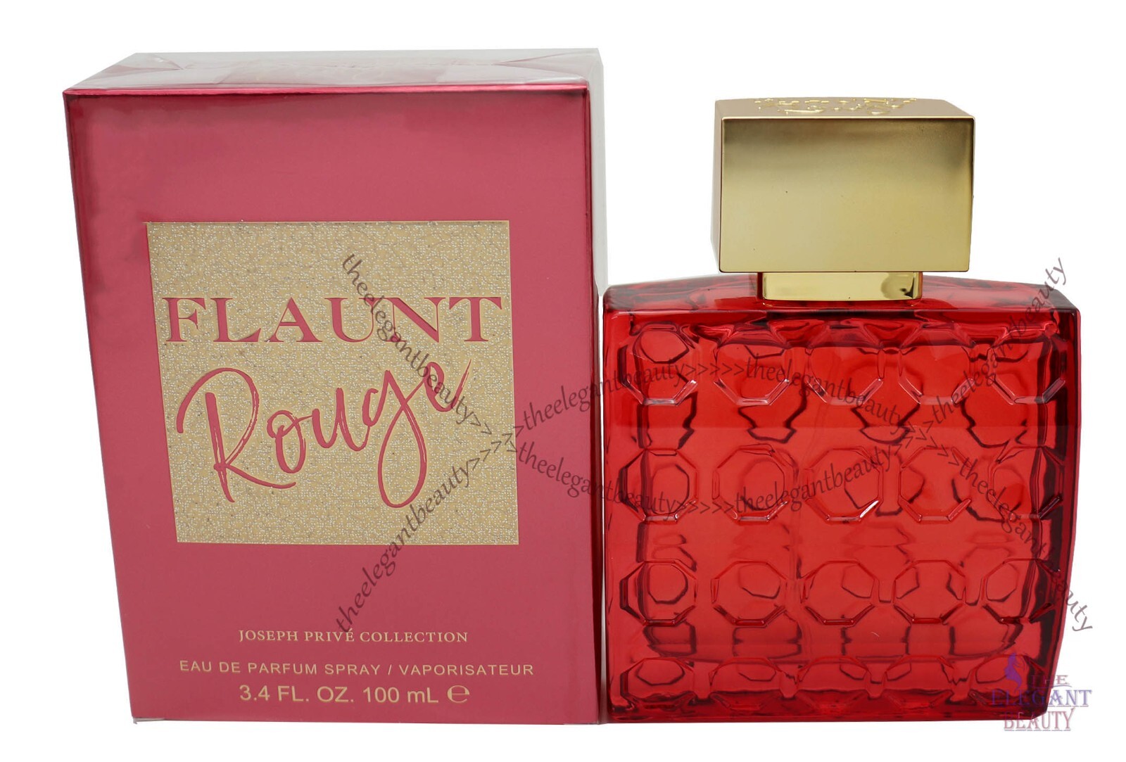 Flaunt Rouge By Joseph Prive 3.4oz/100ml Eau de Parfum For Women New In Box