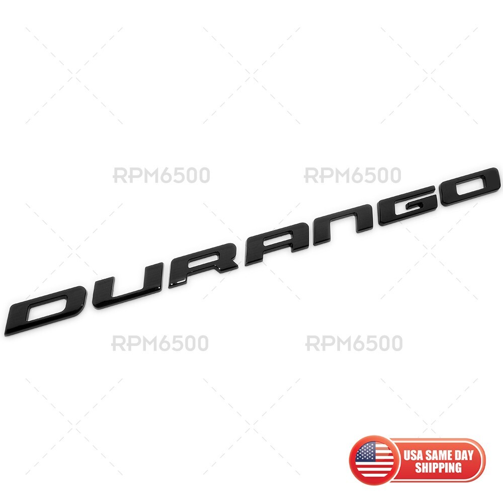 2014-2023 Dodge Durango Rear Liftgate Gloss Black Nameplate Emblem New Mopar 2014-2023 Dodge Durango Rear Liftgate Gloss Black Nameplate Emblem New Mopar