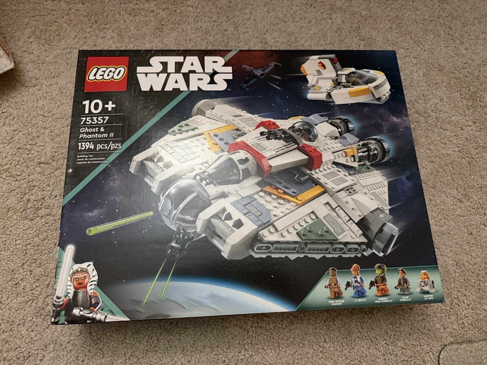 ✅New Sealed✅Retired LEGO Star Wars: Ahsoka 75357 Ghost & Phantom II Set 1394Pcs ✅New Sealed✅Retired LEGO Star Wars: Ahsoka 75357 Ghost & Phantom II Set 1394Pcs