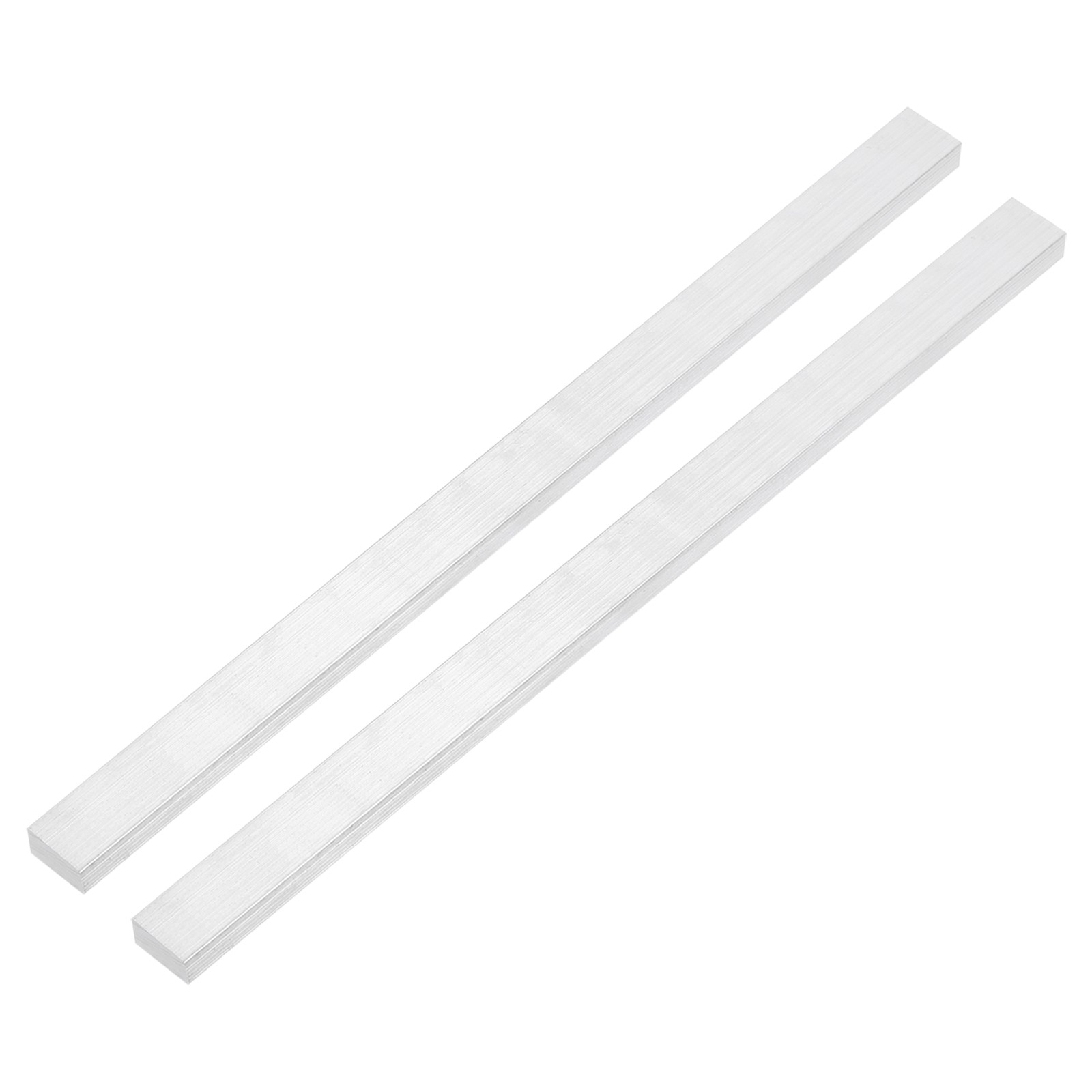 2Pcs Square 6063 Aluminum Flat Bar 3/16\ 2Pcs Square 6063 Aluminum Flat Bar 3/16\