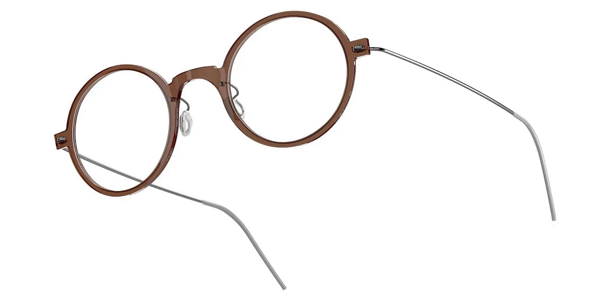 Lindberg N.O.W. Titanium™ 6508 Col. C02 Round Brown 44 mm Eyeglasses Frame