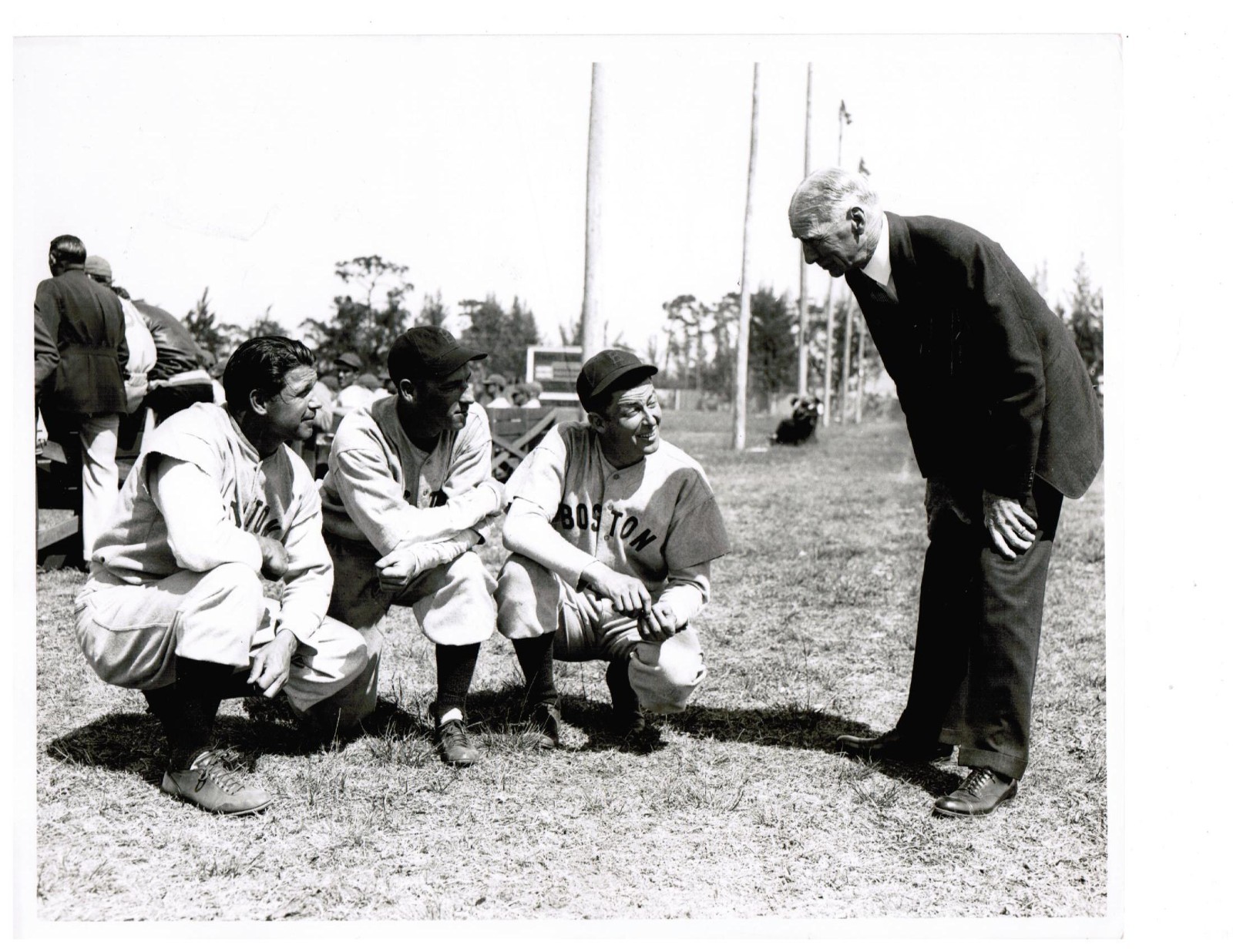 Connie Mack & Jimmie Foxx United Press Photo Type 2