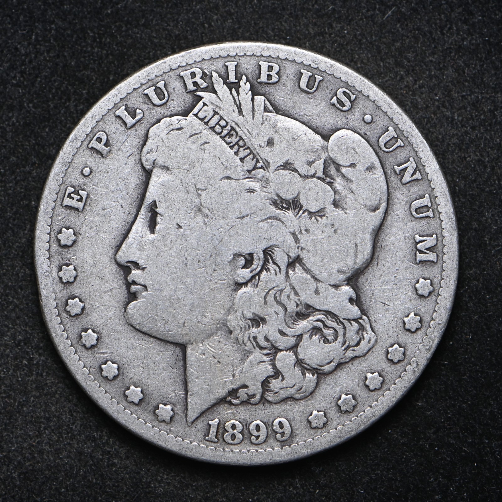 1899-S Morgan Silver Dollar Good+ (cn17605)