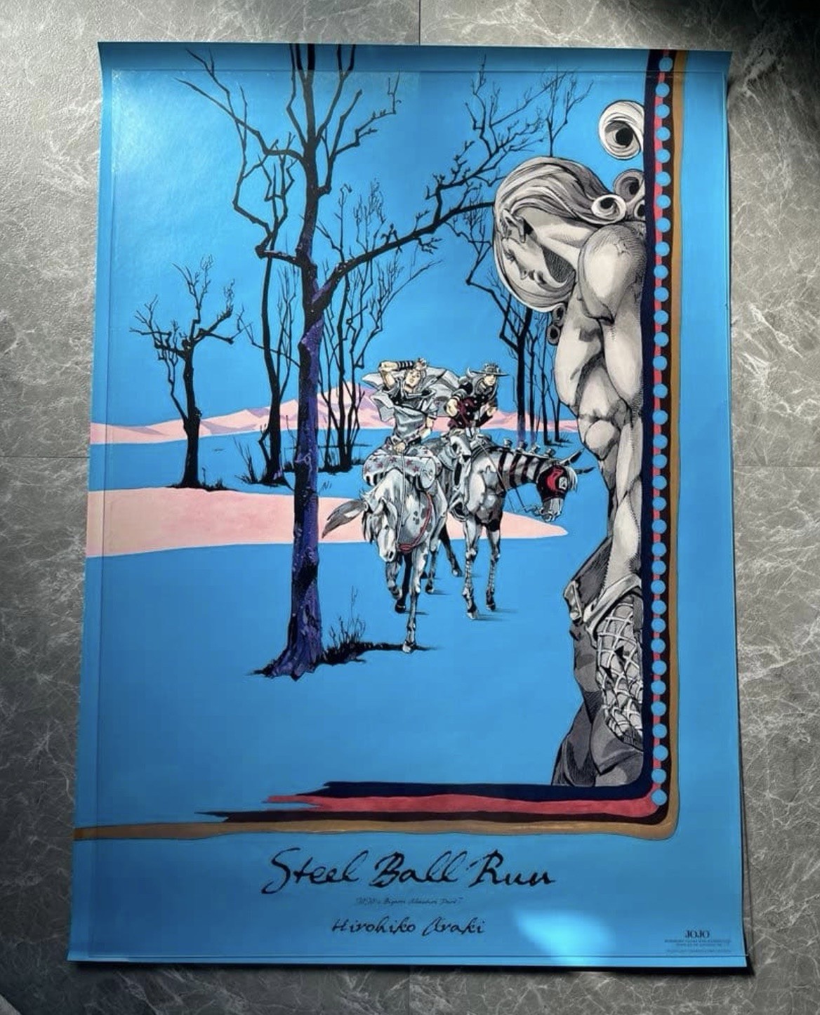 JOJO\'s Bizarre Adventure Exhibition Limited Edition B2 Poster Part 7 - SBR