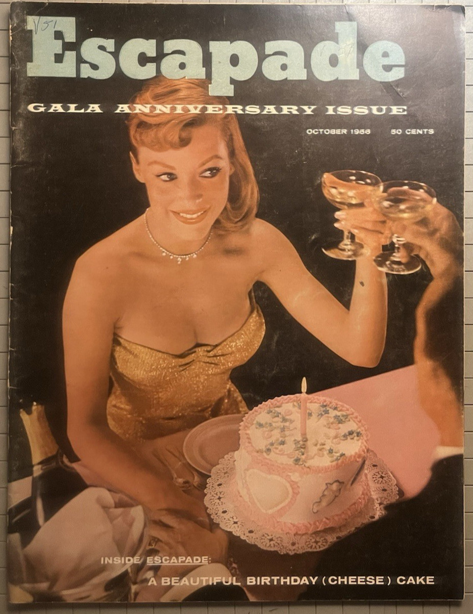 Extremely Rare Escapade Magazine Gala Anniversary Issue October 1956
