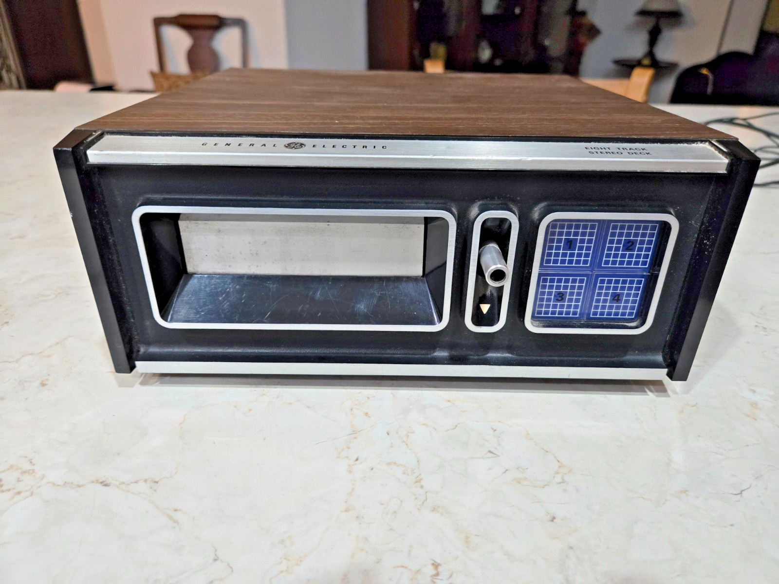 Vintage General Electric 8 Track Stereo Deck. Works.TA-560B