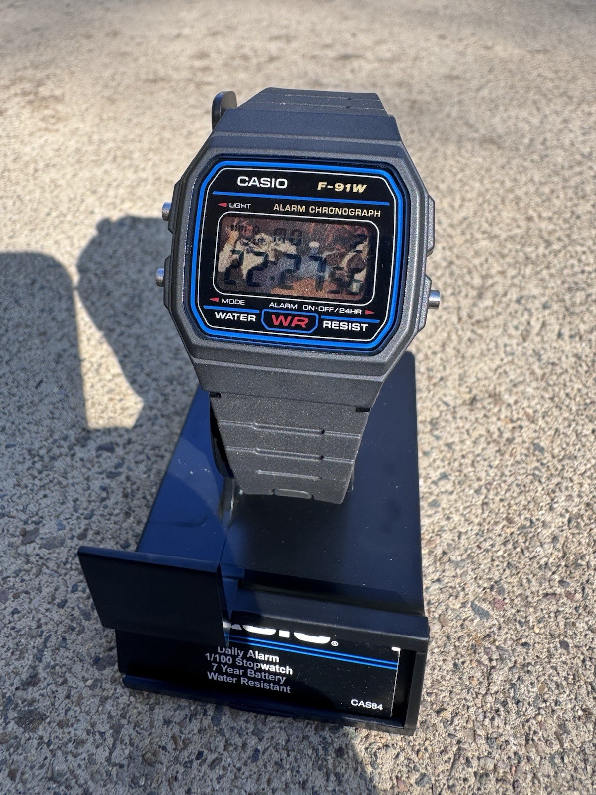 Vintage Casio F91w Hank Williams Jr Outlaw Country Inspired Custom Watch Mod