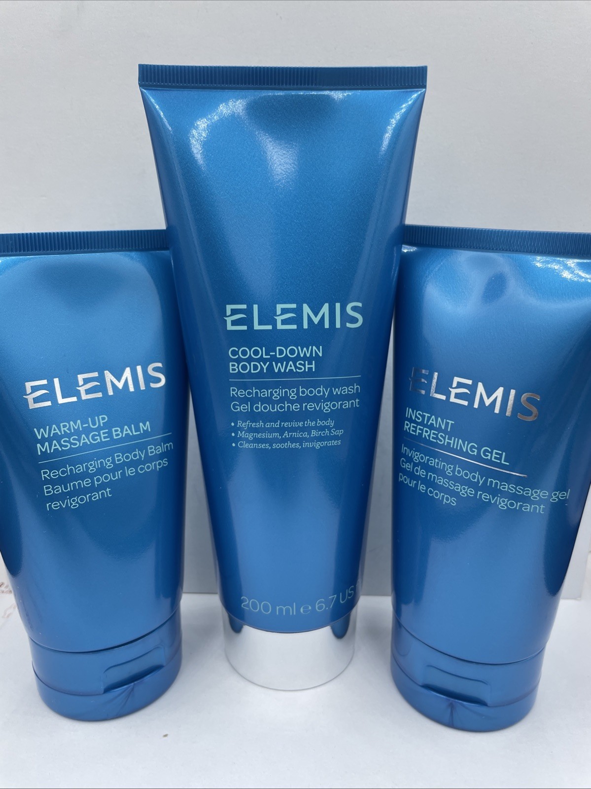 Elemis Active Body Trio Warm Up Massage Balm,Cool Down Body Wash ,Refreshing Gel Elemis Active Body Trio Warm Up Massage Balm,Cool Down Body Wash ,Refreshing Gel