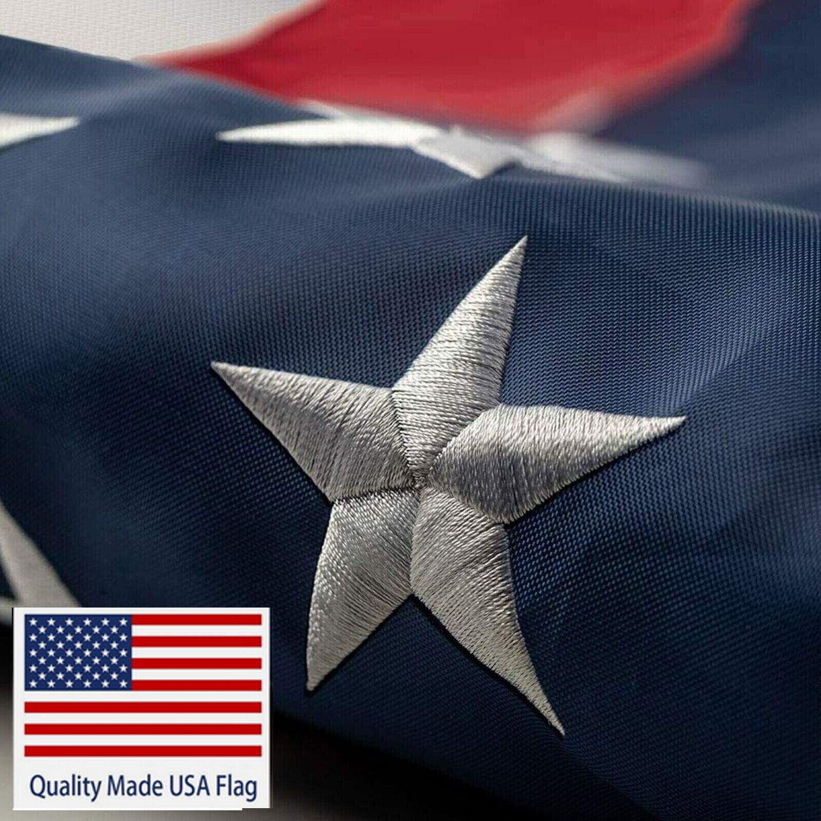 US American Flag 3x5 Quality Made USA Flag Embroidered United States Flag US American Flag 3x5 Quality Made USA Flag Embroidered United States Flag