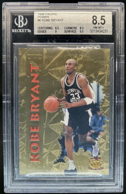 1996-97 Pacific Power Kobe Bryant Rookie RC #PP-6 BGS 8.5 Low Pop