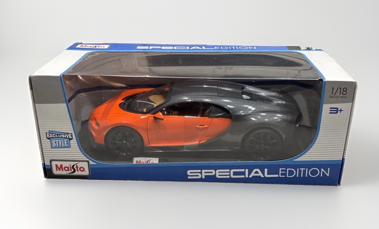 Bugatti Chiron - 1/18 Scale Maisto Special Edition Diecast - New In The Box Bugatti Chiron - 1/18 Scale Maisto Special Edition Diecast - New In The Box