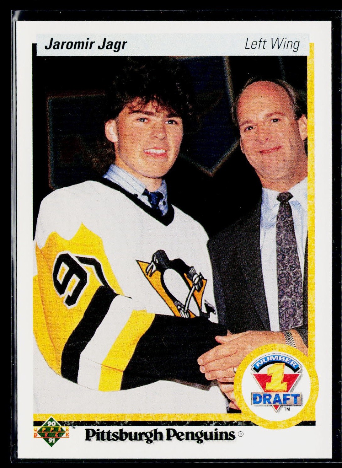 Jaromir Jagr RC 1990-91 Upper Deck #356