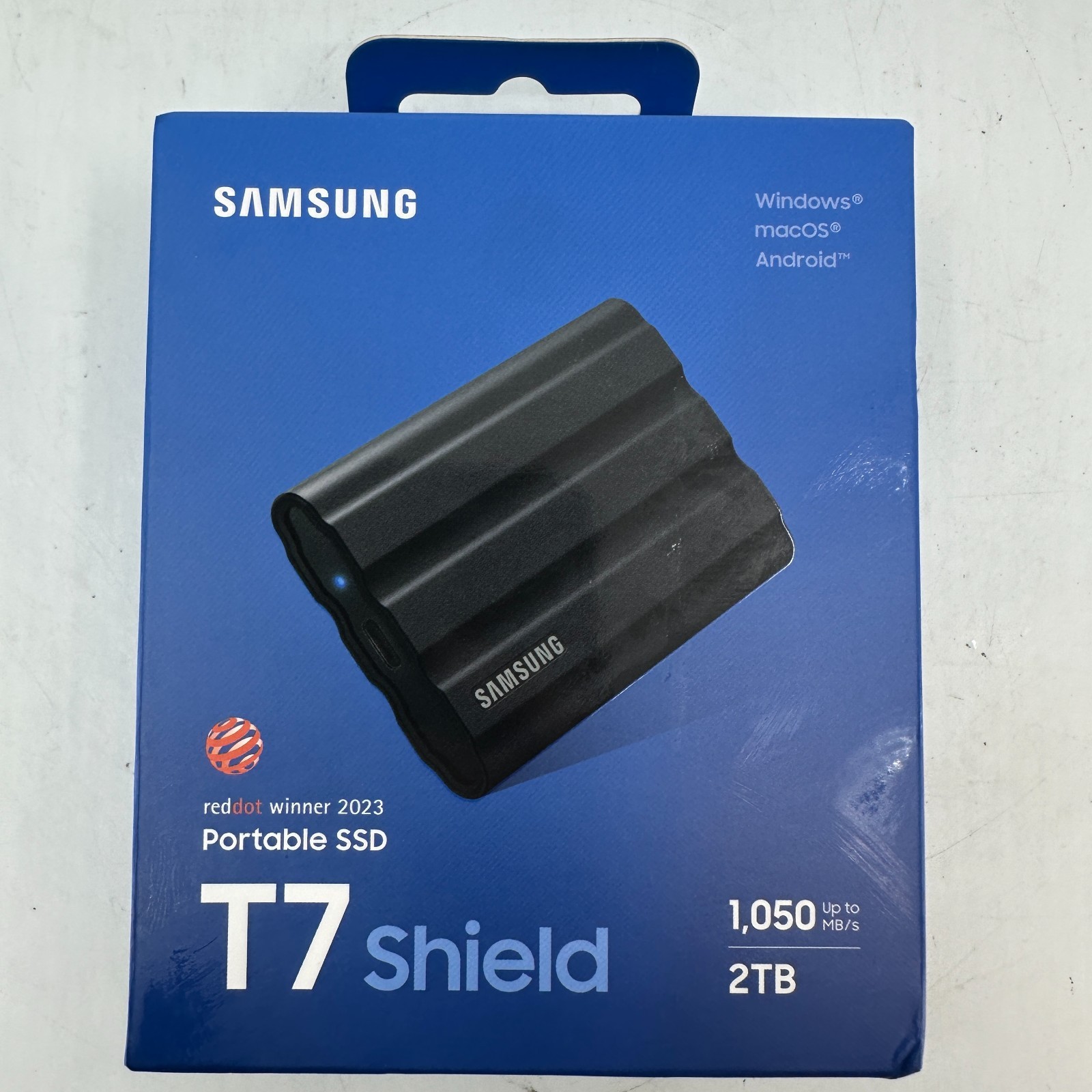 Samsung T7 Shield SSD 2TB External Storage (MU-PE2T0S/AM), Black