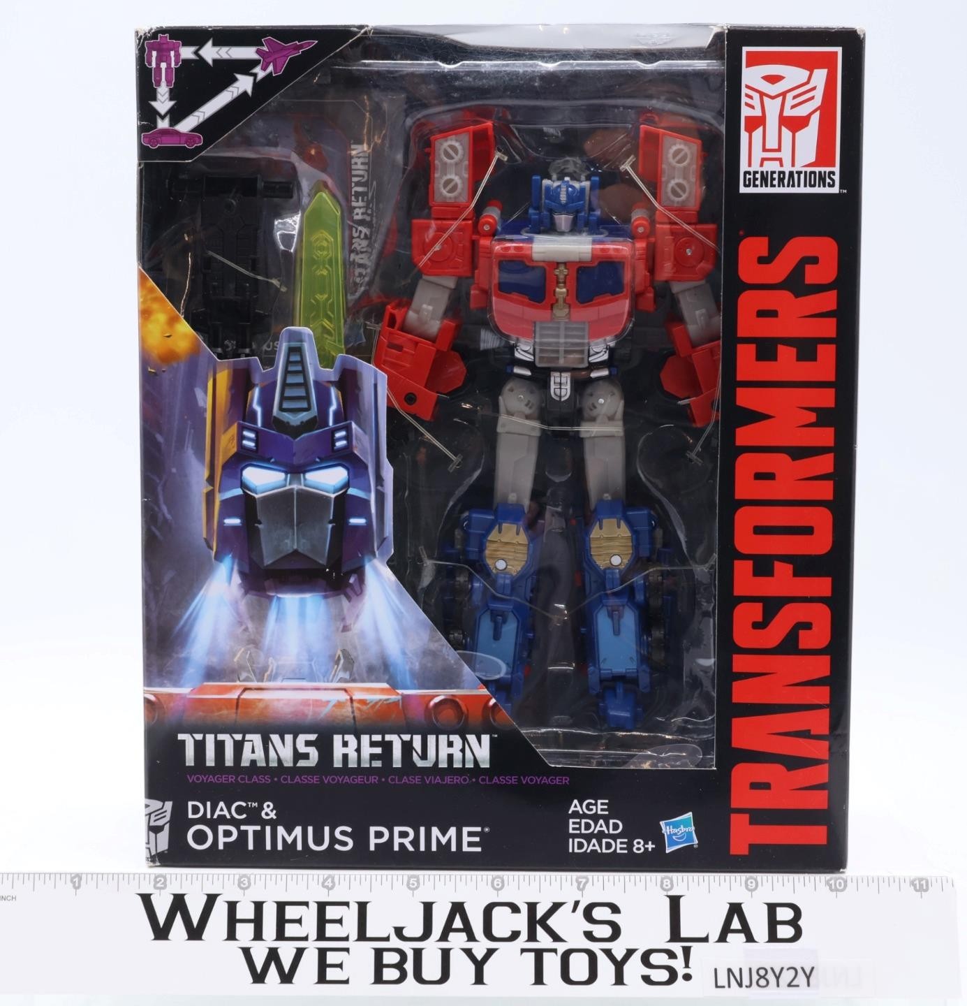 Diac & Optimus Primes Transformers Titans Return 2016 Hasbro NEW MISB SEALED