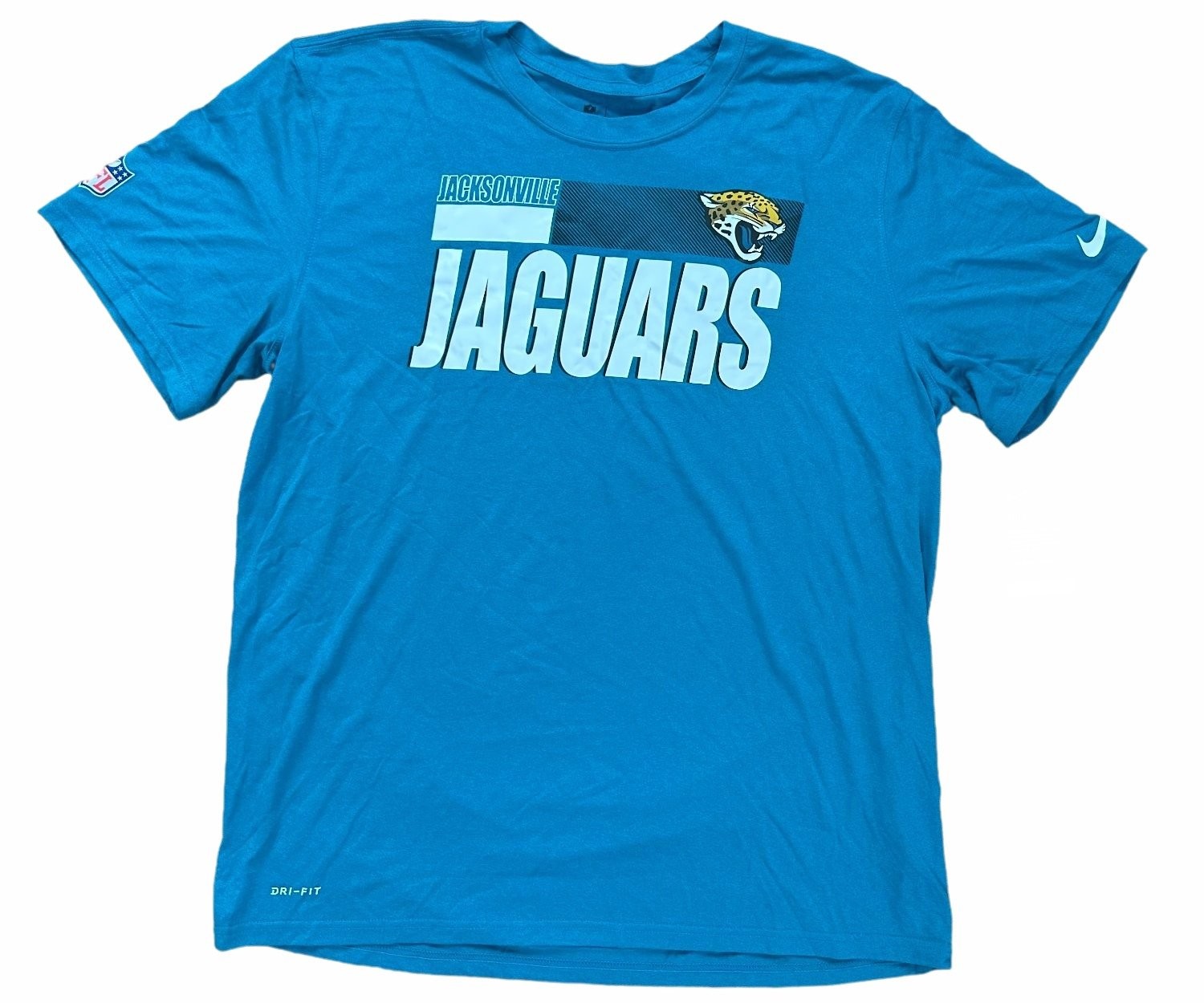 NEW Nike On Field Jacksonville Jaguars Football Teal Dri-fit T-shirt Mens XL
