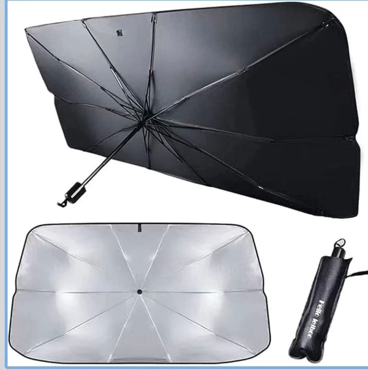 Foldable Car Windshield Sun Shade Umbrella Front Window Visor Cover UV Protector