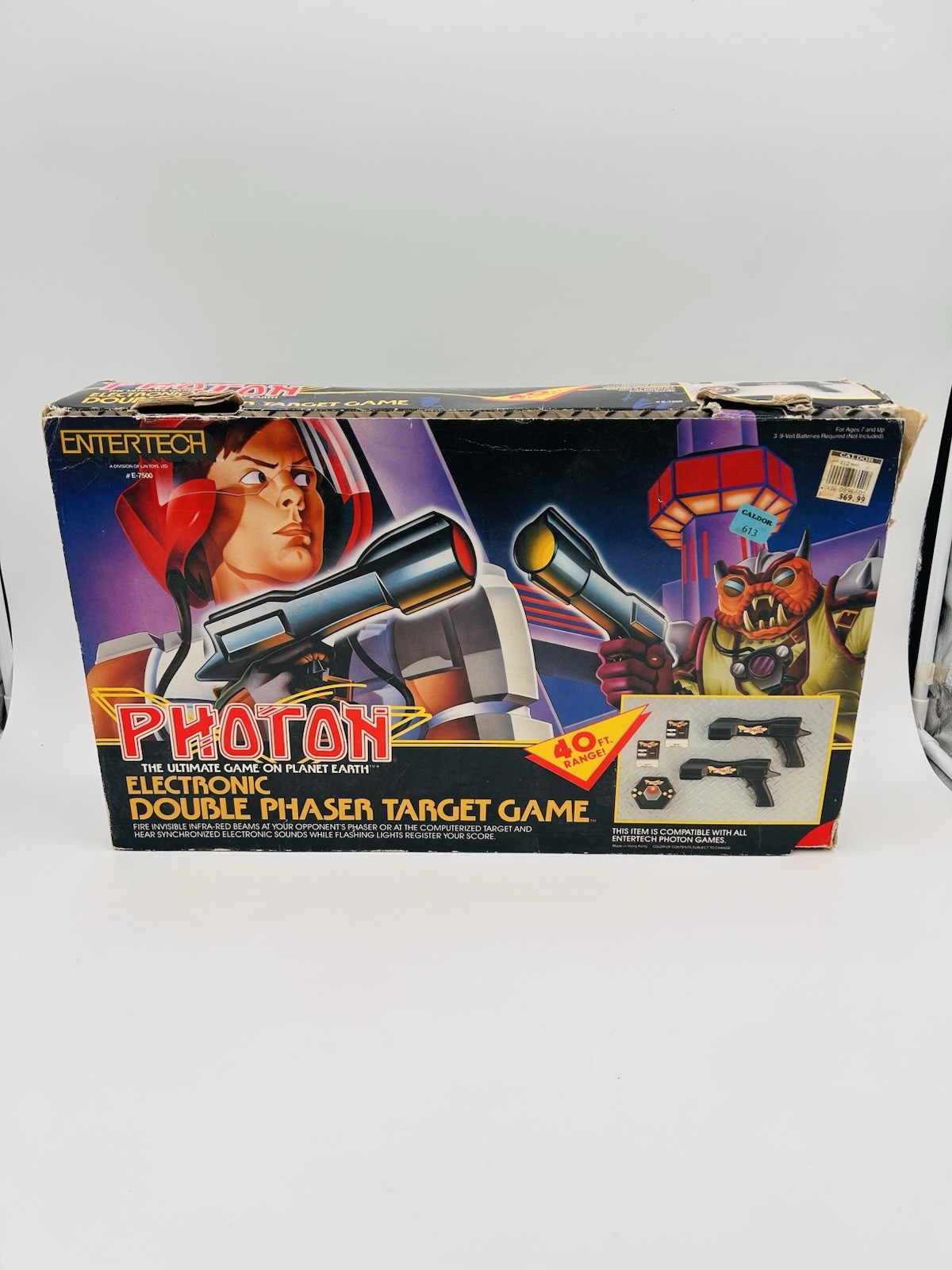 Vintage 1986 Photon Ultimate Electronic Double Phaser Target Game LJN Works READ Vintage 1986 Photon Ultimate Electronic Double Phaser Target Game LJN Works READ