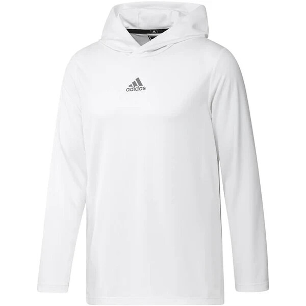 Adidas Stadium Heat.RDY Mens Longsleeve Hoodie- 2XL/ White
