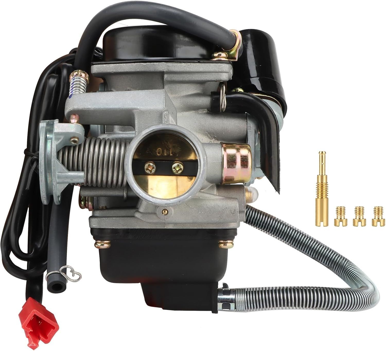 24mm PD24J GY6 Carburetor for 125cc 150cc 4-Stroke Scooters, ATVs, Mopeds