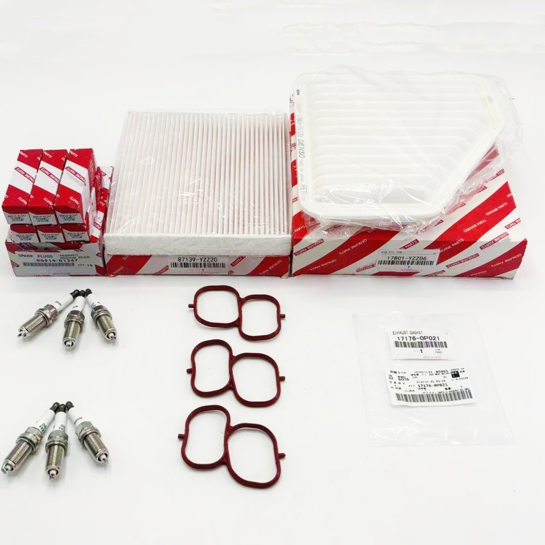 OEM TUNE UP KIT SPARK PLUGS AIR & CABIN FILTERS FOR TOYOTA 07-11 CAMRY 3.5L V6
