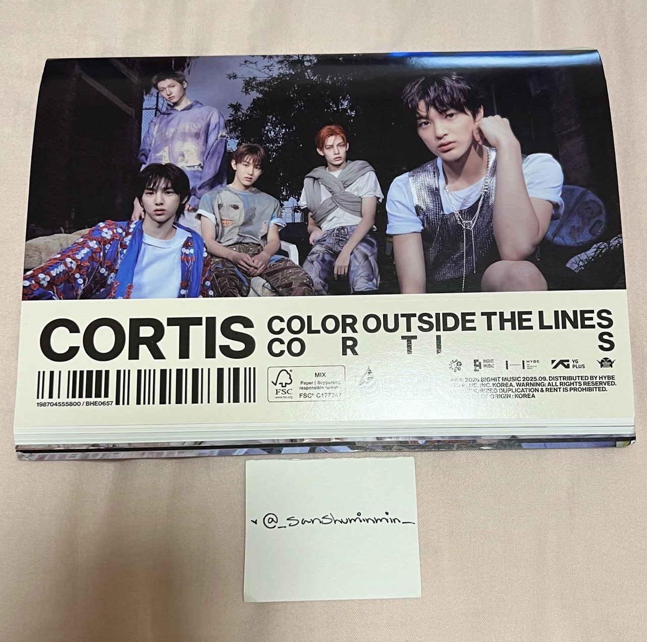 Cortis 1st EP Color Outside The Lines Album Scene 3 Version Cortis 1st EP Color Outside The Lines Album Scene 3 Version