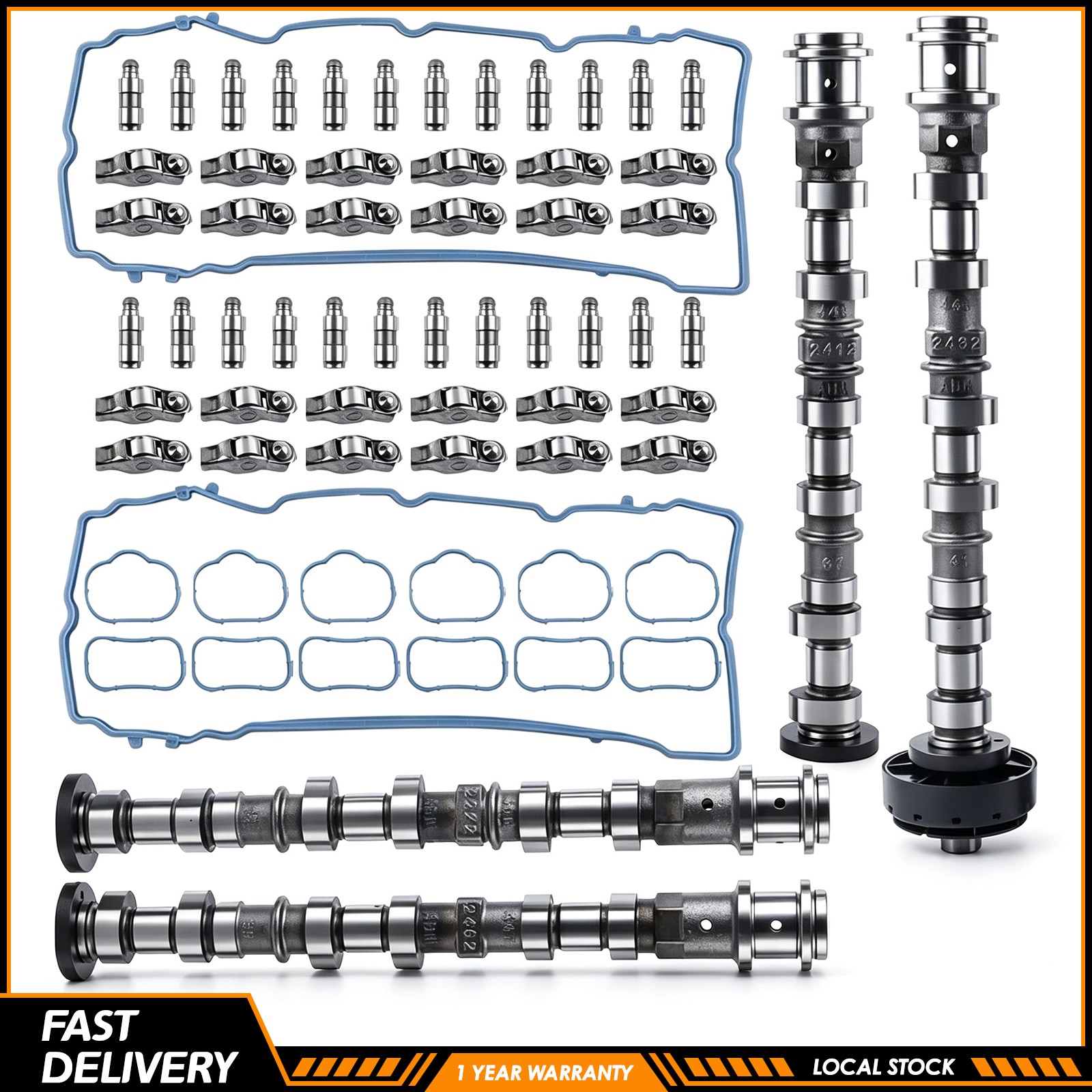 Camshafts Rockers Lifters Kit For Chrysler 200 300 Dodge Ram 3.6L V6 Pentastar