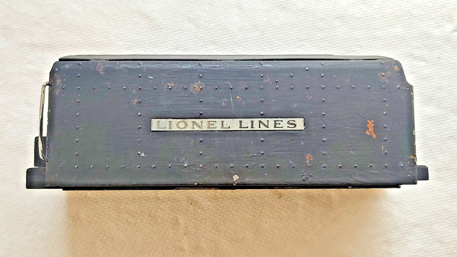 PREWAR LIONEL TRAIN LINES 265W WHISTLE COAL TENDER SHELL & FRAME ONLY REPAINTED
