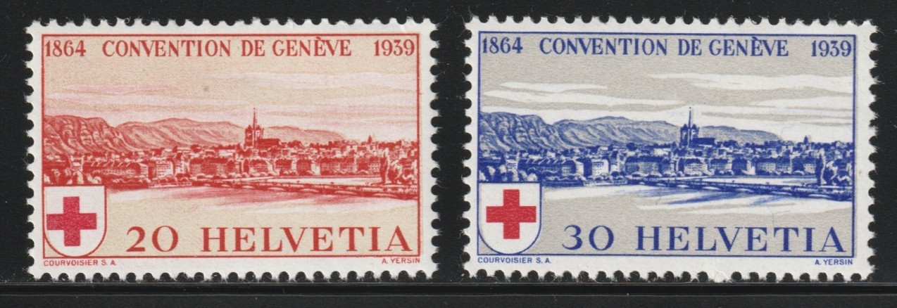 Switzerland 1939 Sc # 268-69 MNH OG Switzerland 1939 Sc # 268-69 MNH OG