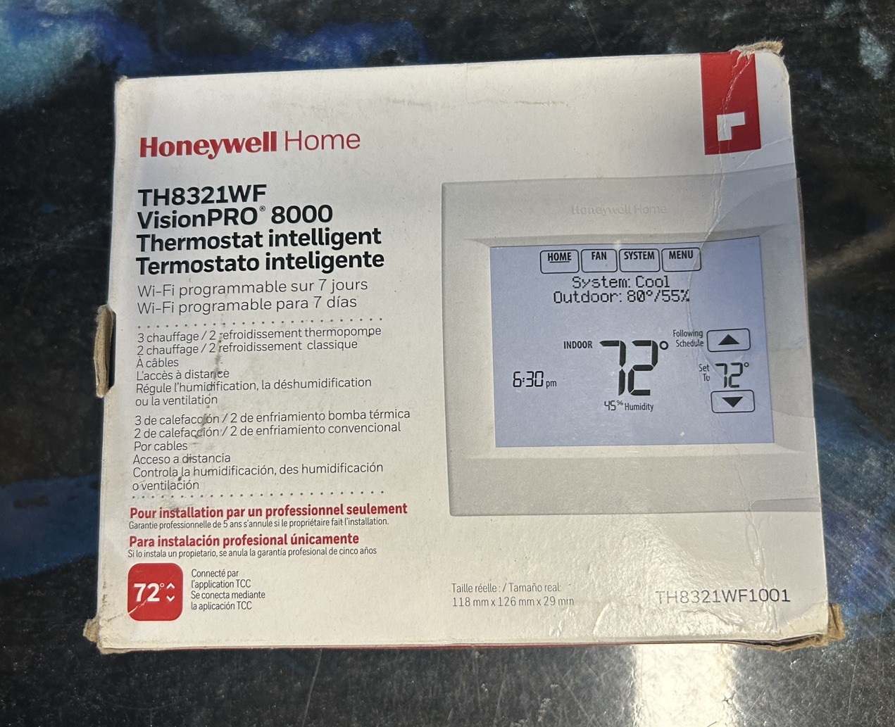 *NEW* Honeywell VisionPRO Wi-Fi Digital Programmable Thermostat (TH8321WF1001)