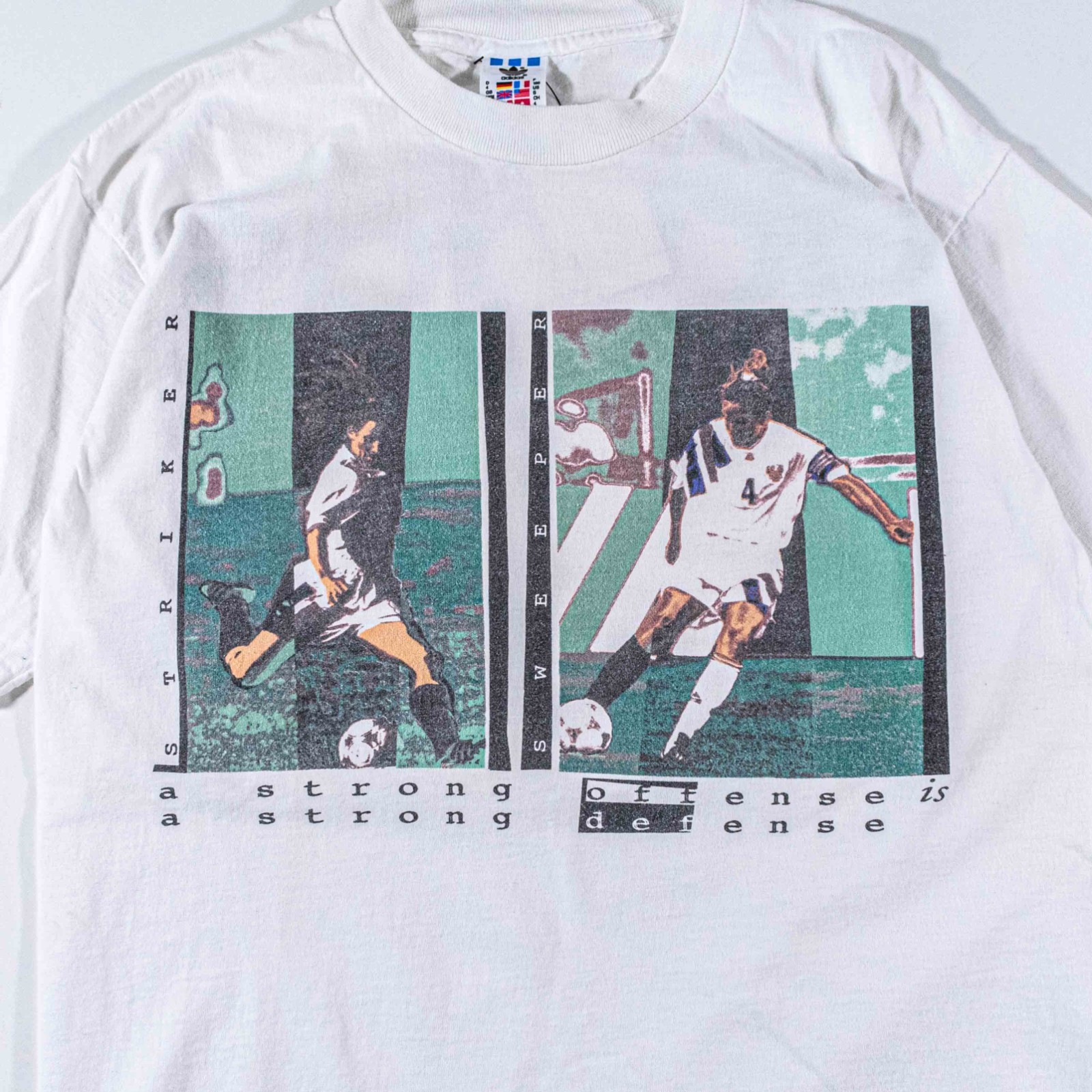 Vintage Adidas USWNT T-Shirt Small 90s US Womens National Team Soccer Tee VTG