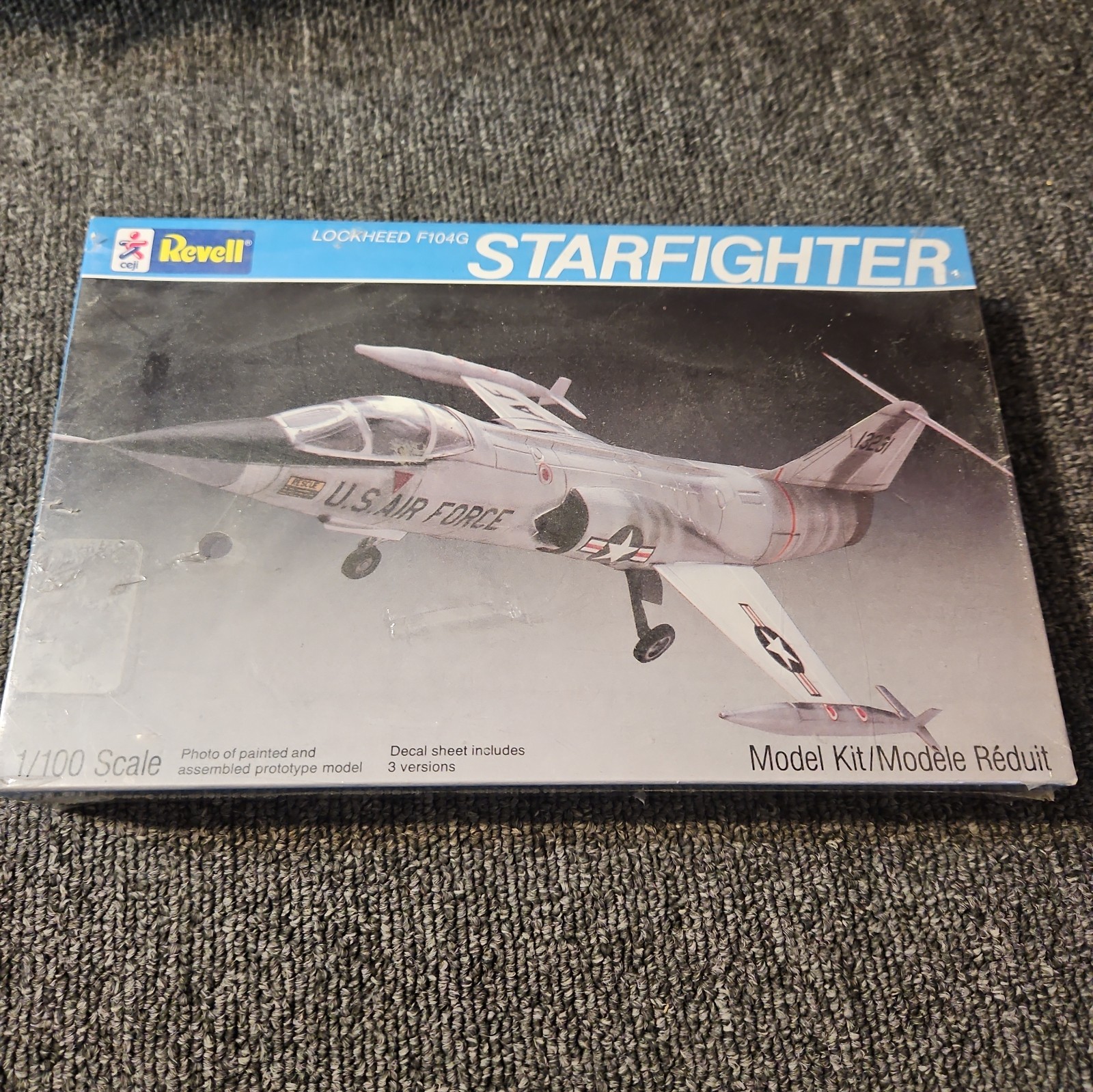 Vintage Revell Lockheed F104G Starfighter 1/100 Model Kit 1984 BRAND NEW SEALED