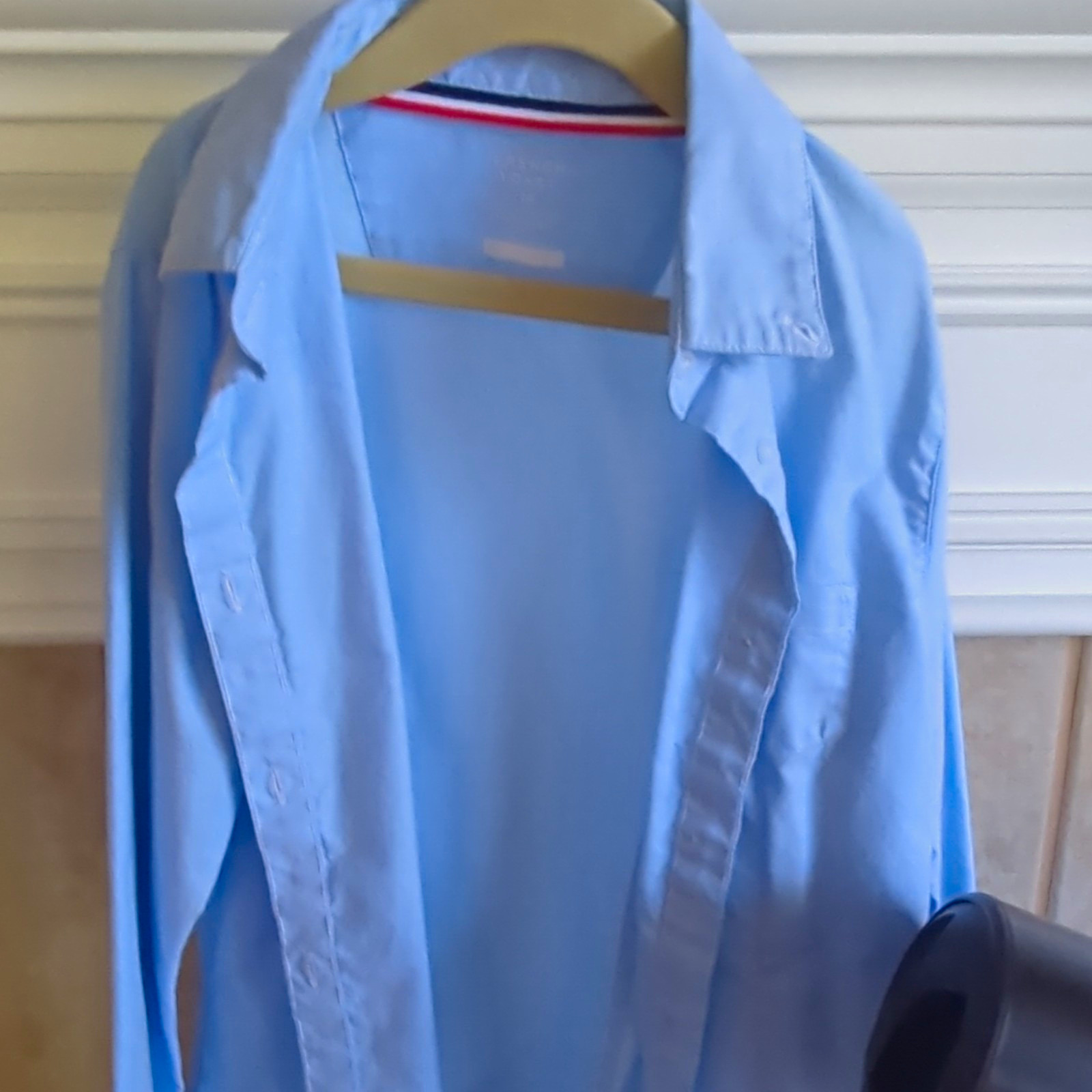 French Toast Boys Uniform Long Sleeve Button-Down Shirt Solid Blue Size 14 French Toast Boys Uniform Long Sleeve Button-Down Shirt Solid Blue Size 14