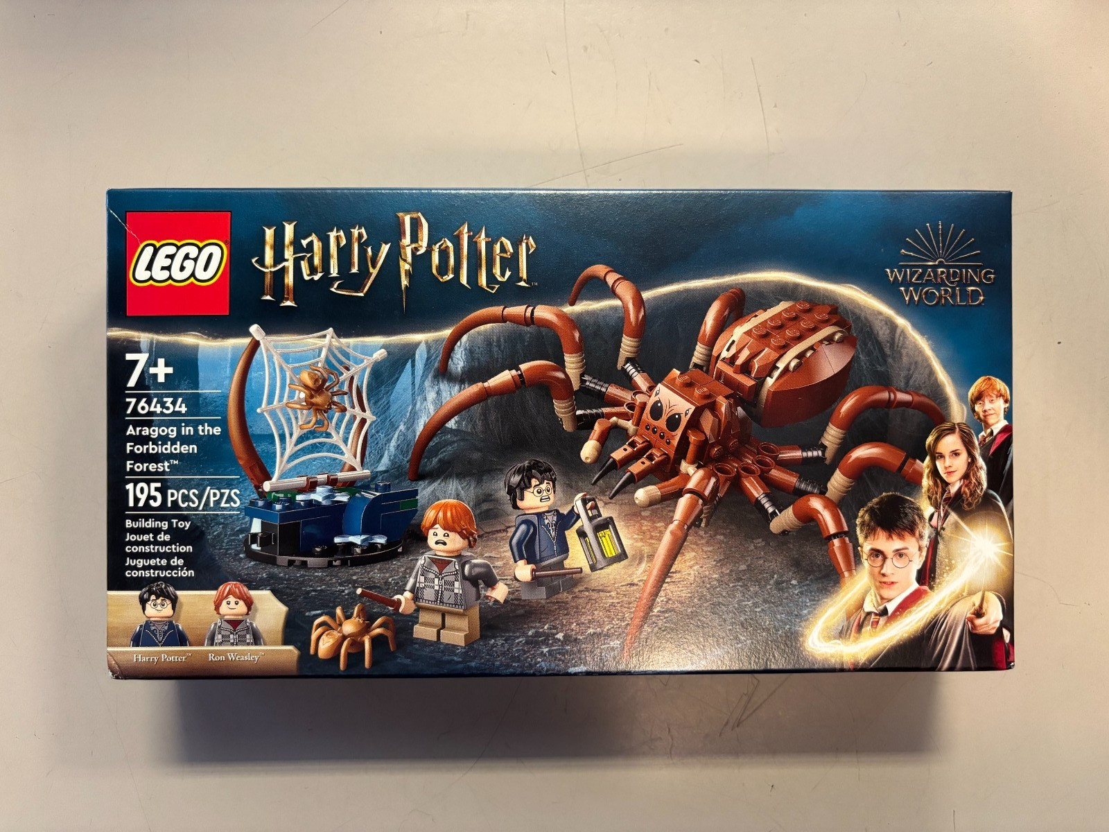 New Sealed Nice Box LEGO Harry Potter 76434 Aragog in the Forbidden Forest Set
