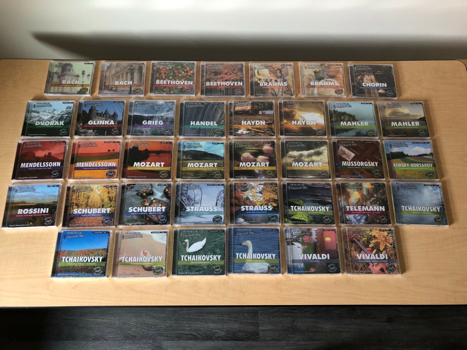 HUGE LOT of 37 NEW Classical Music CDs - FACTORY SEALED in cases