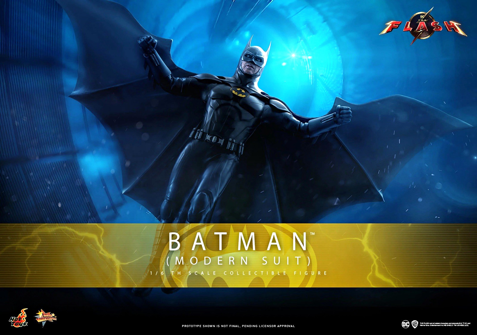 Hot Toys Batman Modern Suit 1:6 MMS712 The Flash Light Up Limited Edition