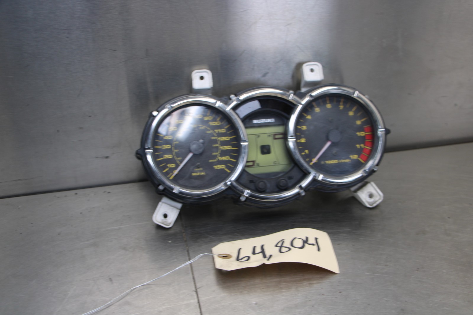 02-12 SUZUKI VSTROM 1000 SPEEDO TACH GAUGES DISPLAY CLUSTER SPEEDOMETER