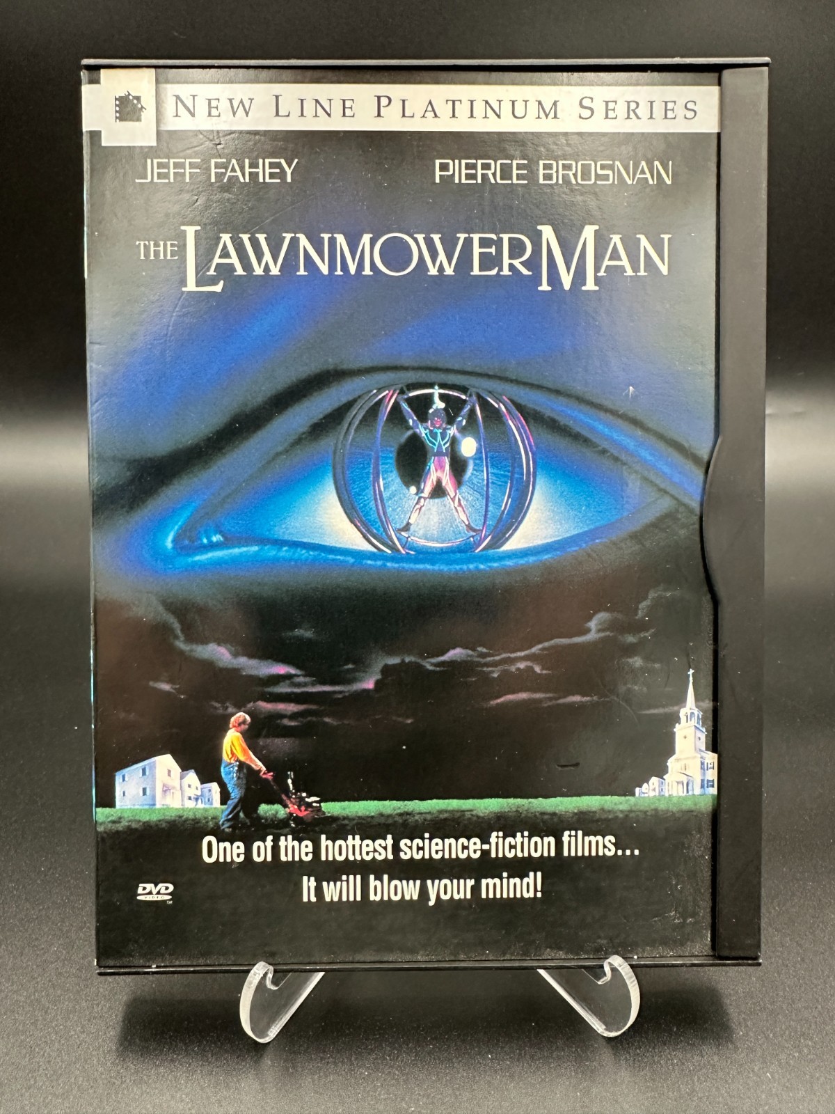 The Lawnmower Man DVD 1997 New Line Platinum Series Snap Case Pierce Brosnan