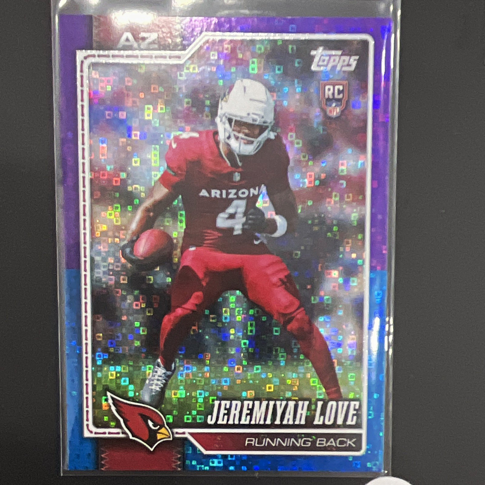 2026 Topps Flagship Jeremiyah Love RC #309 Purple Parallel 47/250 Cardinals