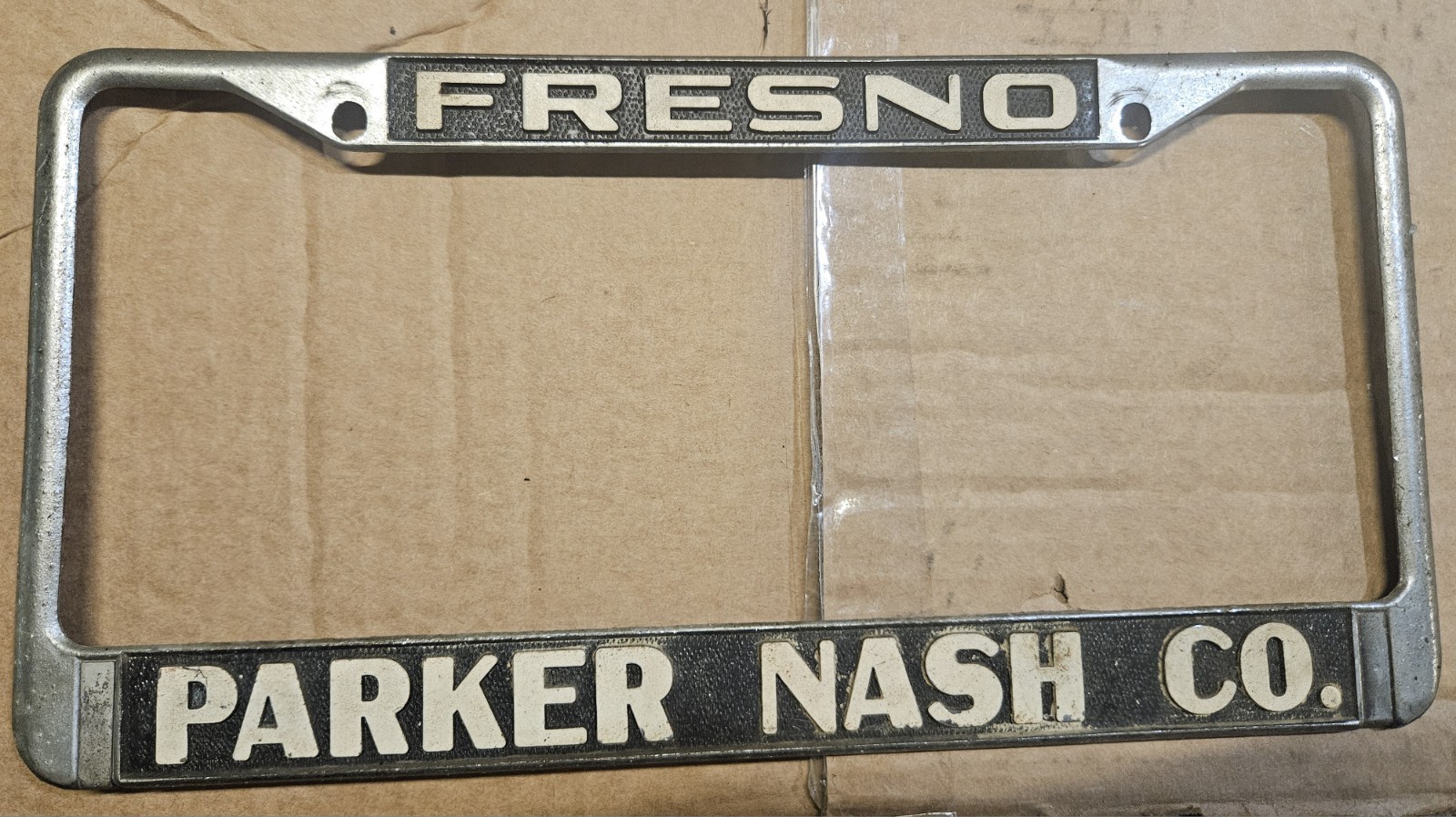 Fresno California Parker Nash Dealership License Plate Frame Fresno California Parker Nash Dealership License Plate Frame
