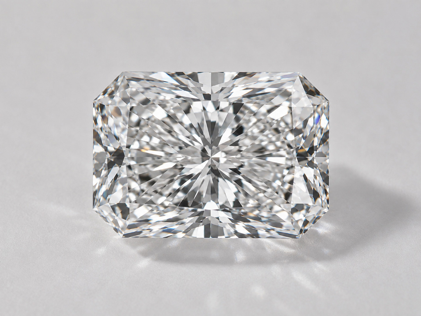 Lab Grown Diamond 9x11 MM 5 Carat White Color Radiant Cut VVS1 Gemstone  1 Pc