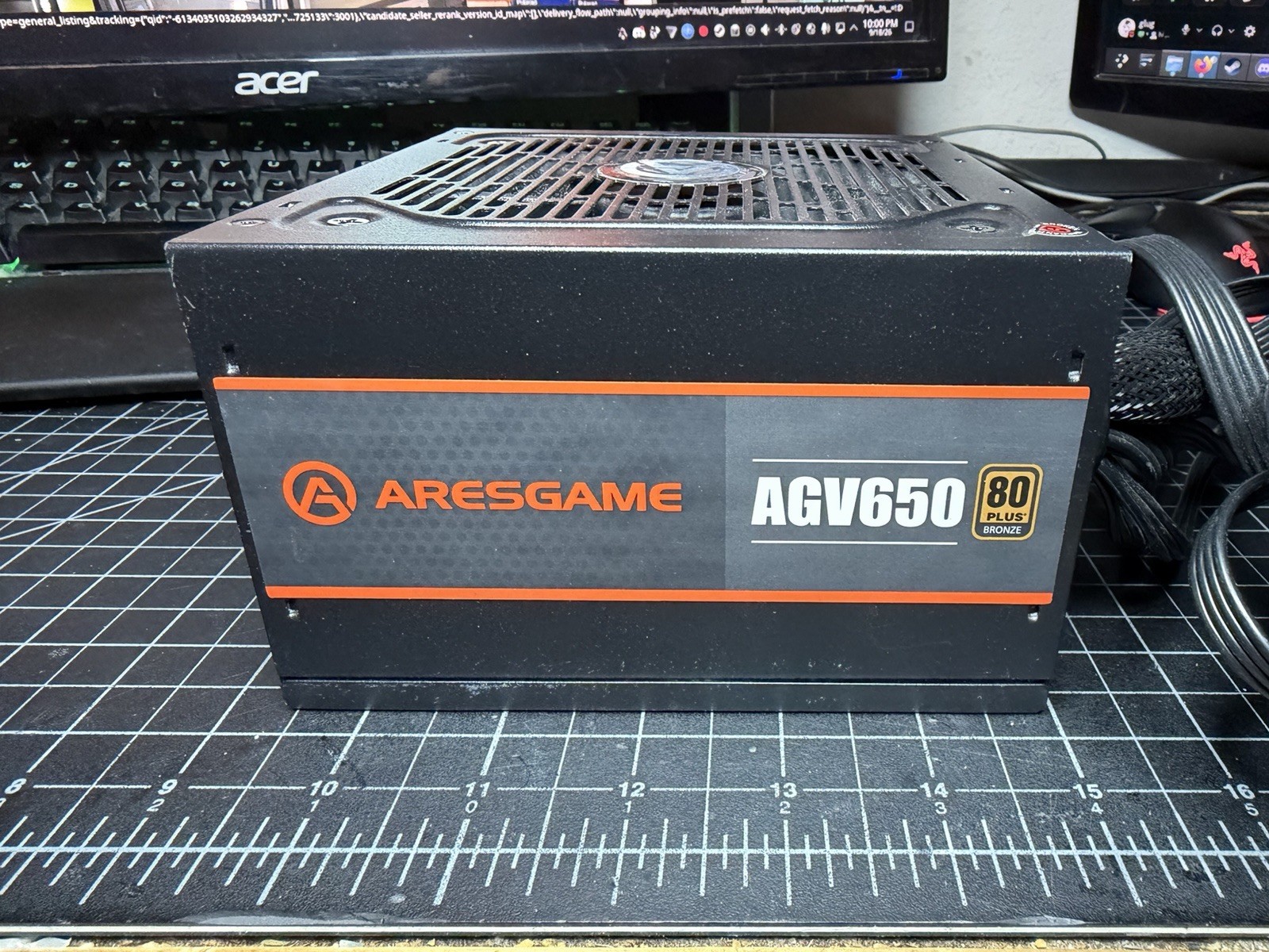 ARESGAME AGV650 Power Supply 650W 80 Plus Bronze ATX Non-Modular