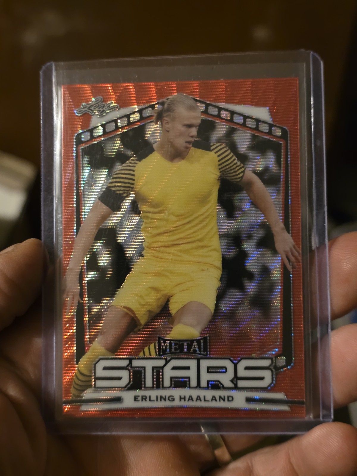 Leaf Metal Stars SS-02 /3 2022 Erling Haaland Manchester City Soccer Leaf Metal Stars SS-02 /3 2022 Erling Haaland Manchester City Soccer