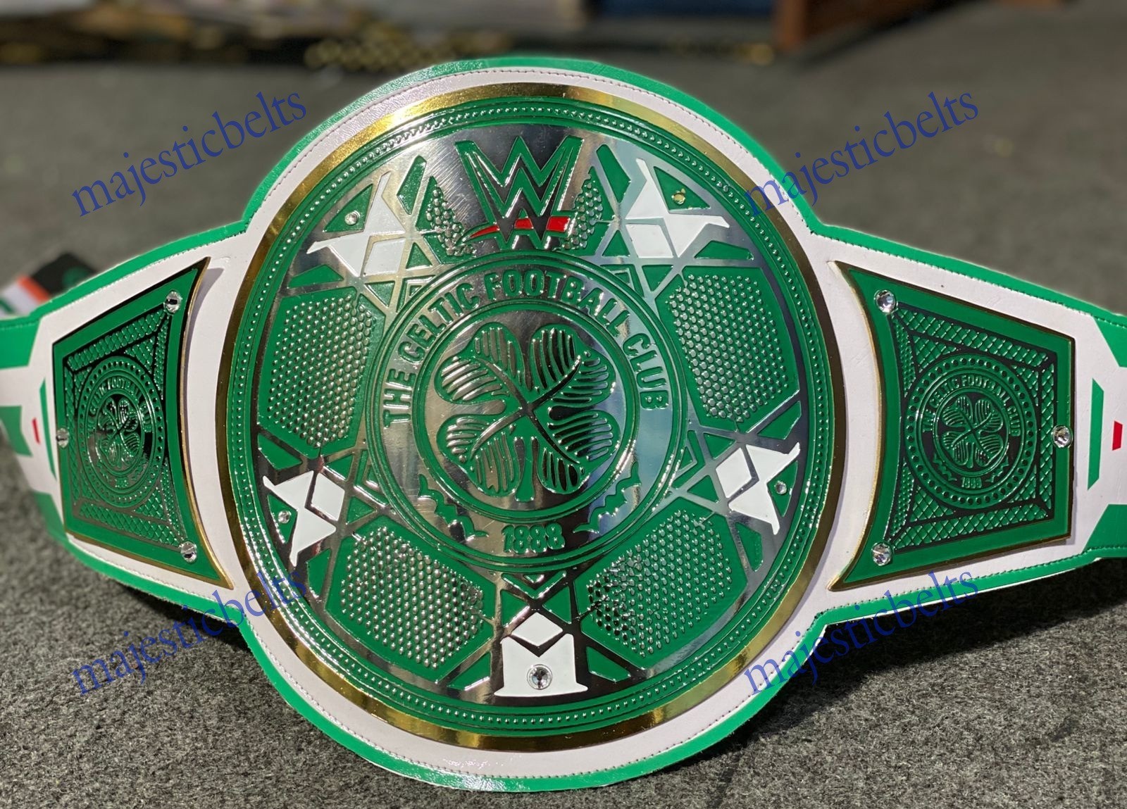 New Celtic Legacy Championship Belt wrestling replica title2mm brass plate adult