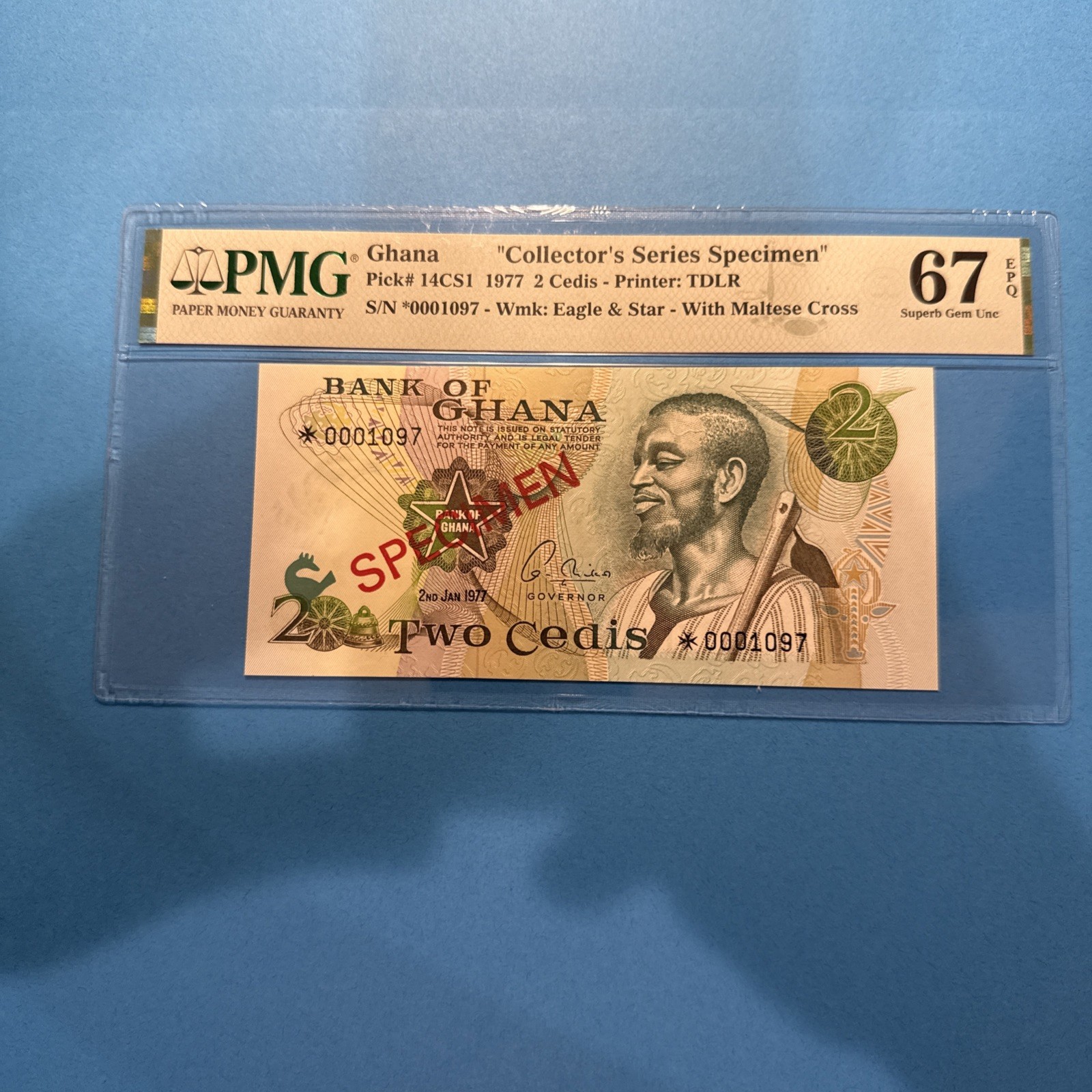 PMG Graded Ghana \