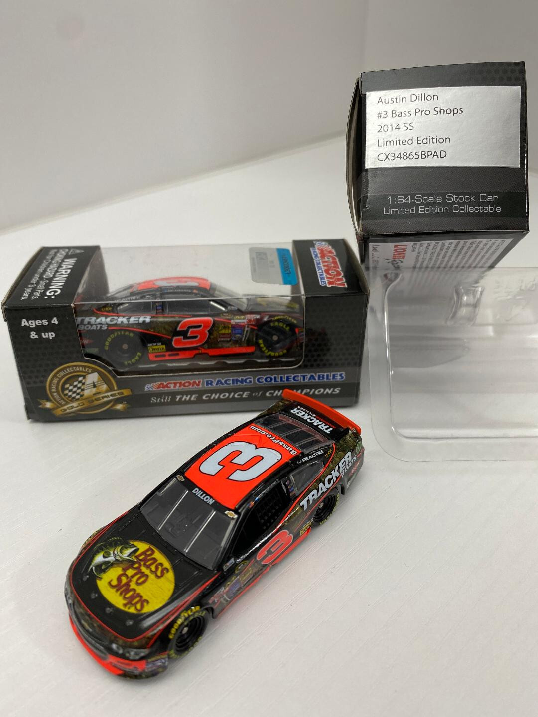 NASCAR 2014 AUSTIN DILLON #3 BASS PRO SHOPS 1/64 CAR