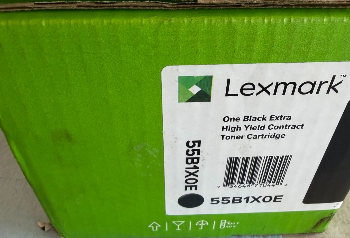 Lexmark Unison Original Toner Cartridge - Black (55B1X0E) - Open Box