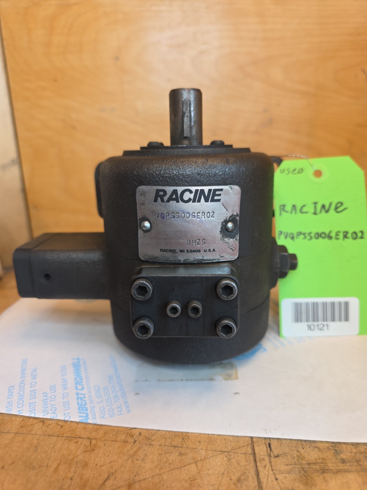 Racine PVQPSS006ER02 BHZS Pump Racine PVQPSS006ER02 BHZS Pump
