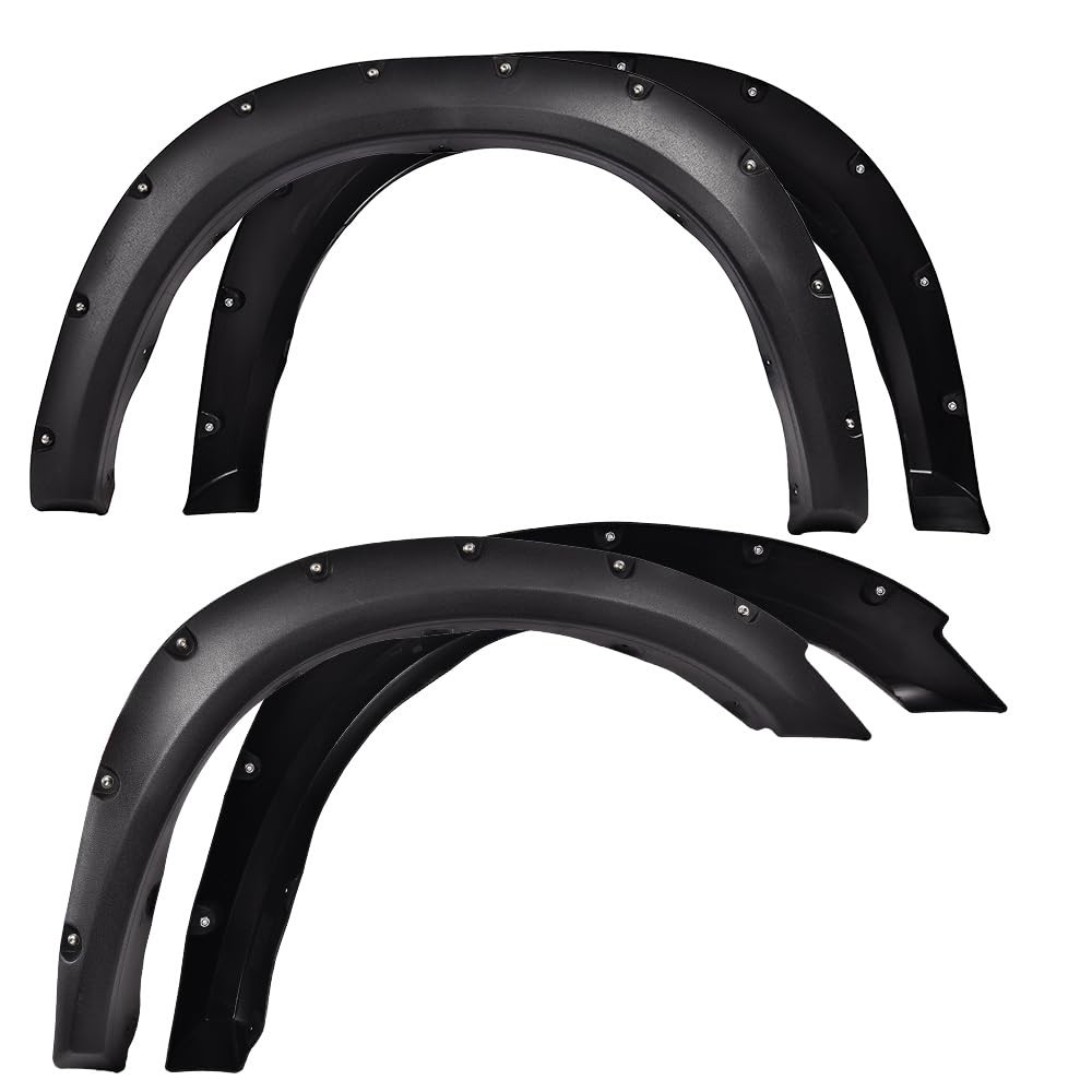 4pcs Pocket Rivet Fender Flares Dodge Ram 2500/3500 2010-2018 76-98 Not Dually