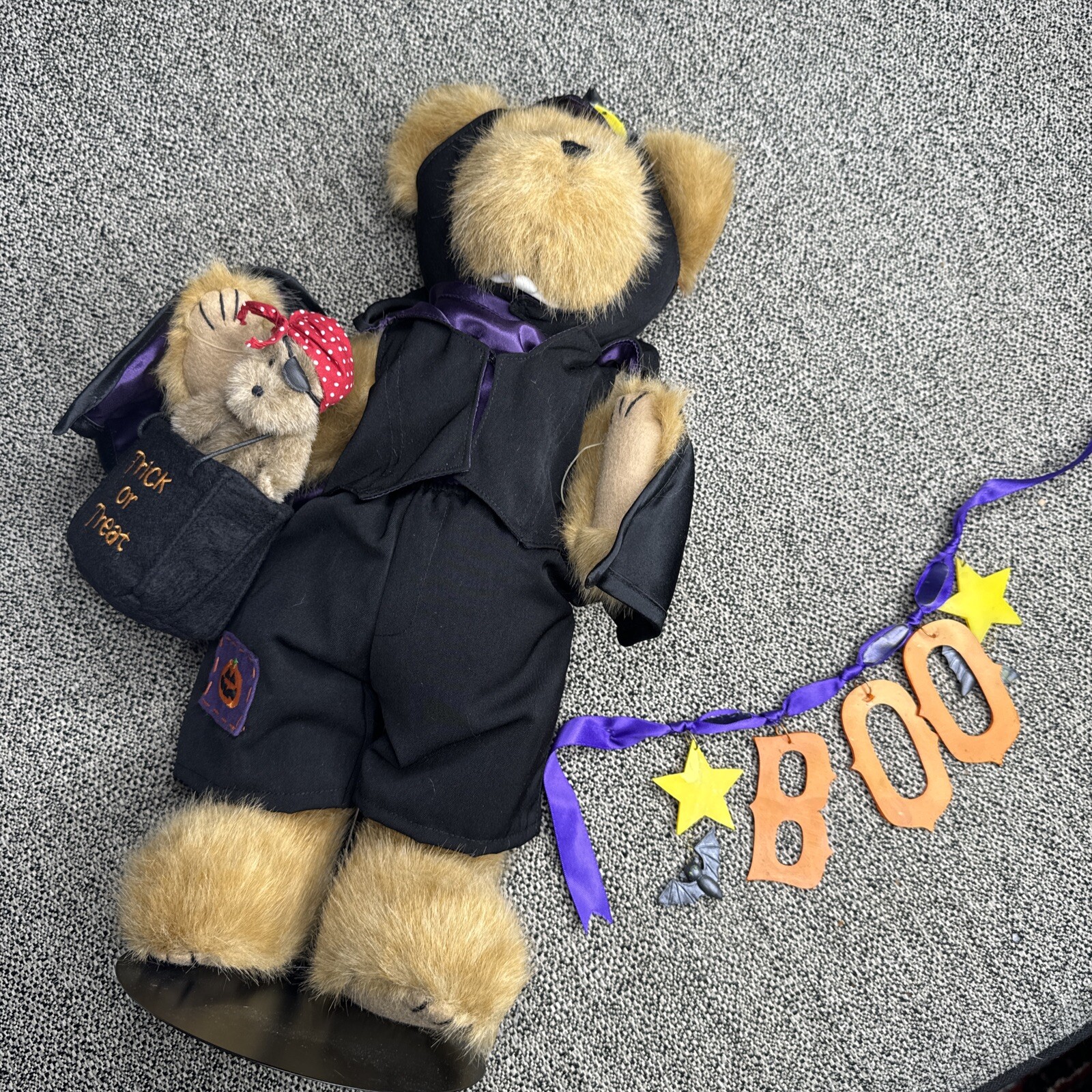 Rare Boyd’s Bear Boo Halloween Danbury Mint Complete In Box 