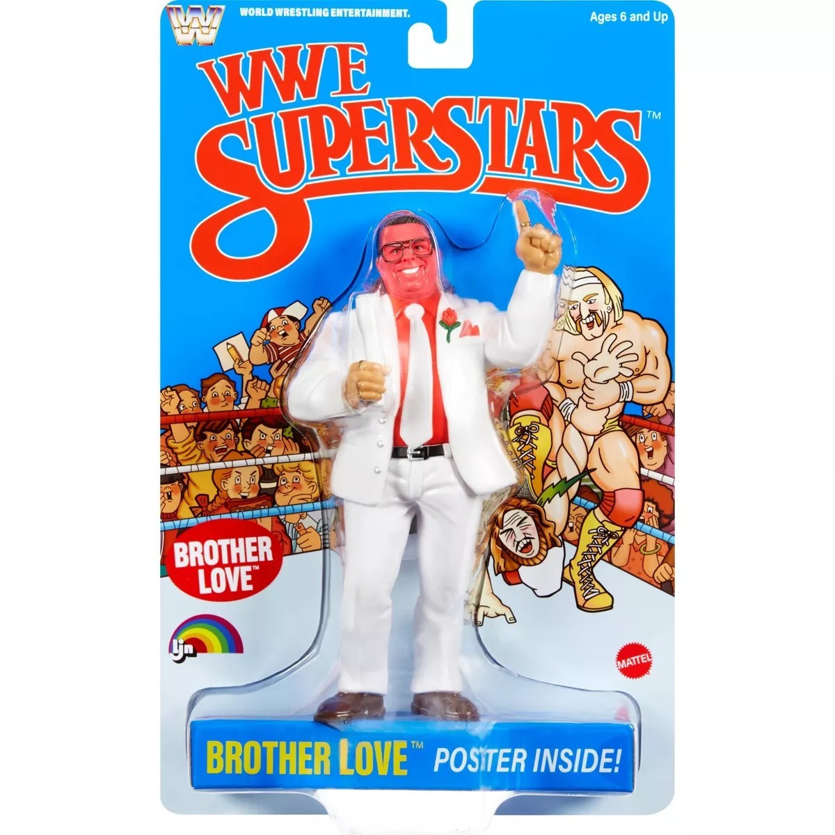WWE LJN Superstars Wave 5 Brother Love PRE-ORDER RETRO 80S WWF Old School Fun